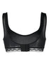 lace-trim underbust bra
